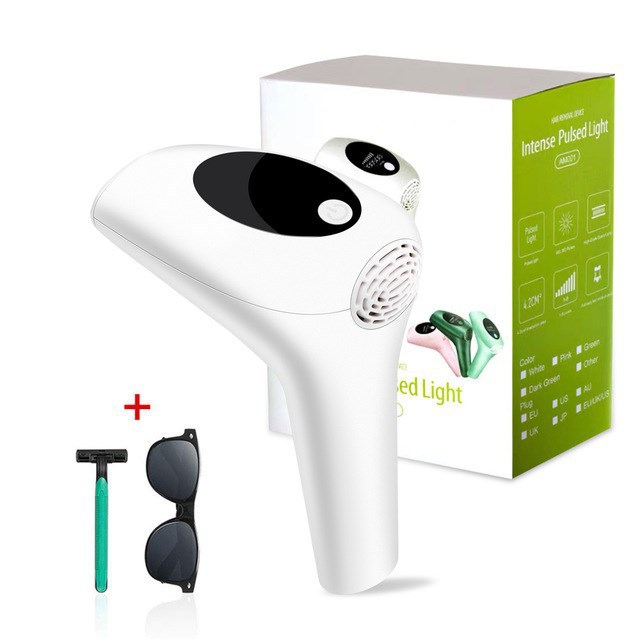 IPL Laser Hair Removal Handset for Women & Men - 900,000 Flashes Home Use Hair Remover Device for Face Body Bikini & Underarms - Painless & Effective Reduction - AU Plug White - Image 1