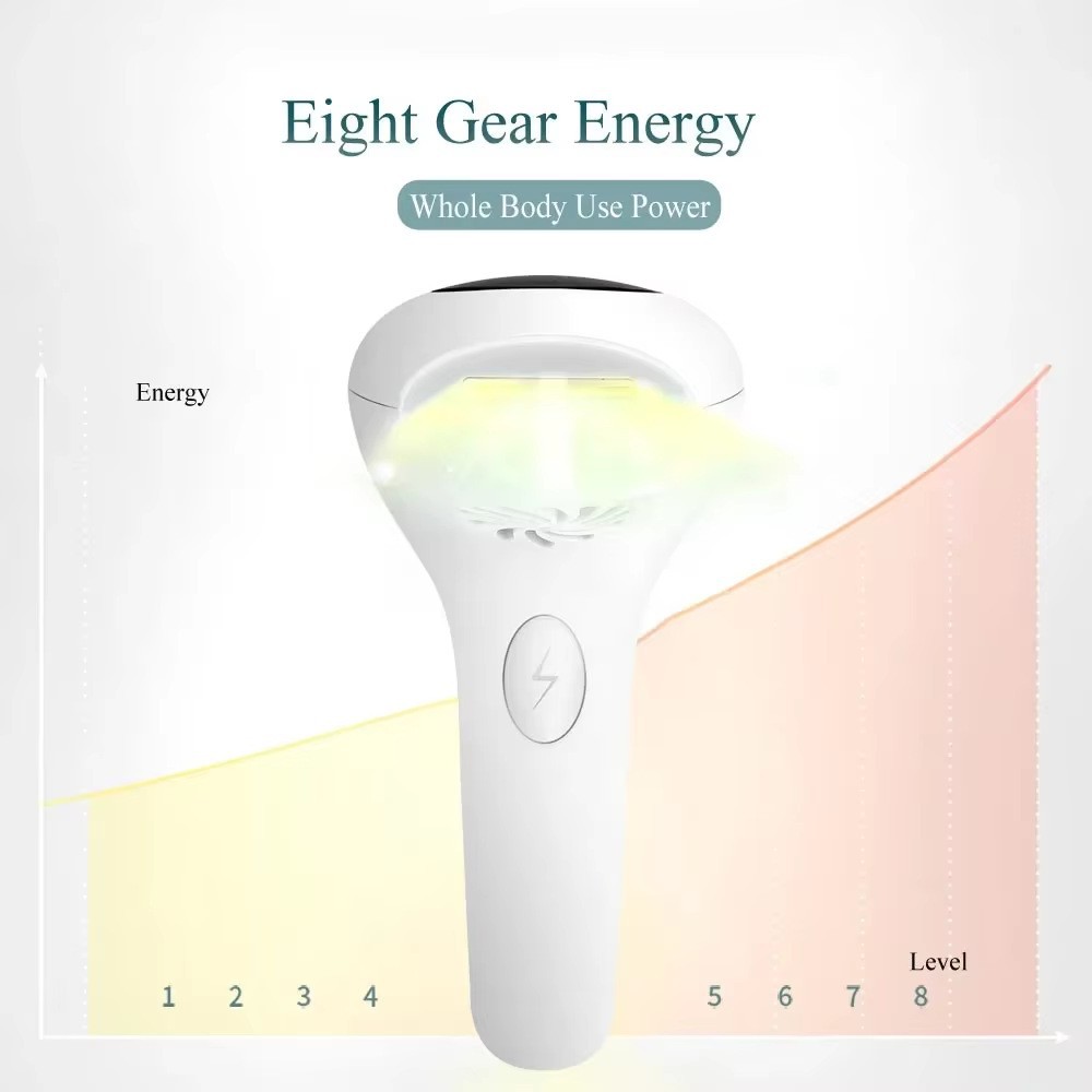 IPL Laser Hair Removal Handset for Women & Men - 900,000 Flashes Home Use Hair Remover Device for Face Body Bikini & Underarms - Painless & Effective Reduction - AU Plug Pink - Image 3