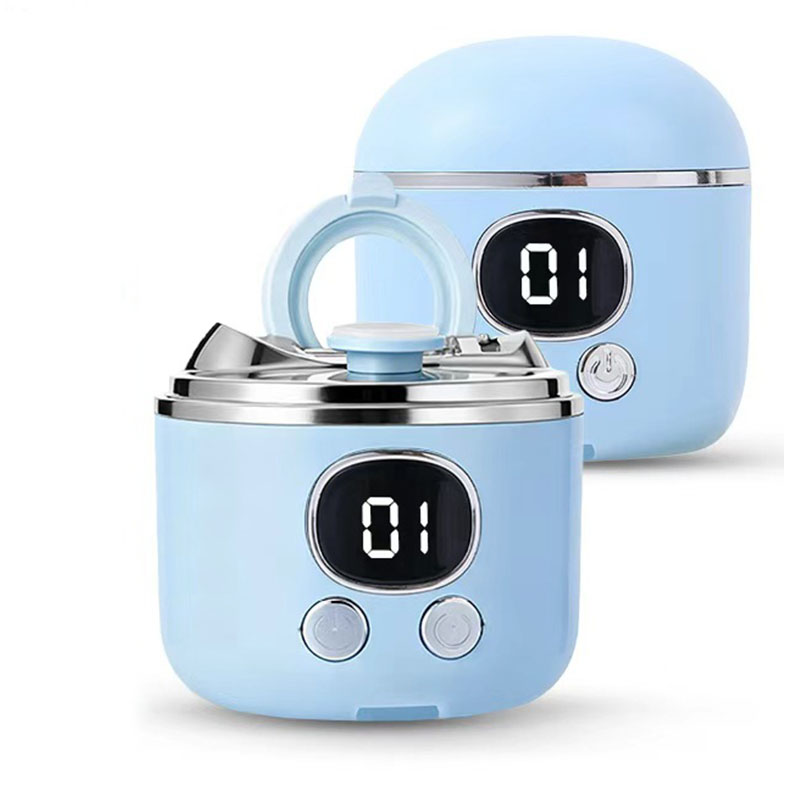 2-in-1 Electric Nail Clipper with Magnifying Glass & LED Light - Automatic Nail Trimmer & Polisher for Babies, Seniors & Adults - Safe USB Rechargeable Manicure Tool with Debris Storage - Blue - Image 1