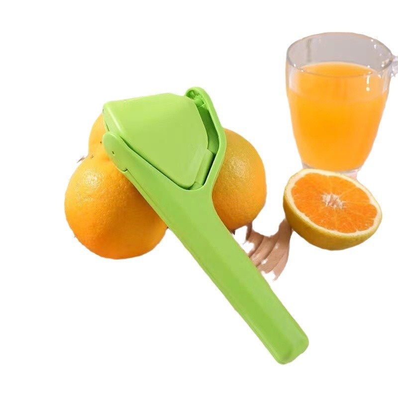 Foldable Manual Lemon Squeezer & Citrus Juicer - Portable Handheld Fruit Press for Fresh Orange & Lime Juice - Space Saving Kitchen Tool - Green - Image 6
