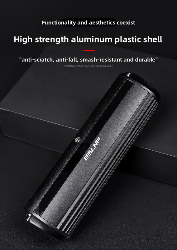 EOS620 1800 Lumen High Power Bike Light with Stable Dual Bracket Mount - 4000mAh Long Life Battery USB Rechargeable - Anti-Glare Aluminium LED Headlight for MTB & Commuting - Image 4
