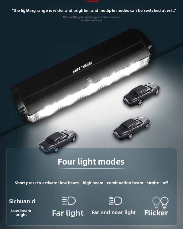 EOS640 Upgraded 3250 Lumen Super Bright Bike Light with Stable Dual Bracket Mount - 8000mAh Long Life Battery with Smart Temp Control - USB Rechargeable Aluminium MTB Headlight - Image 5