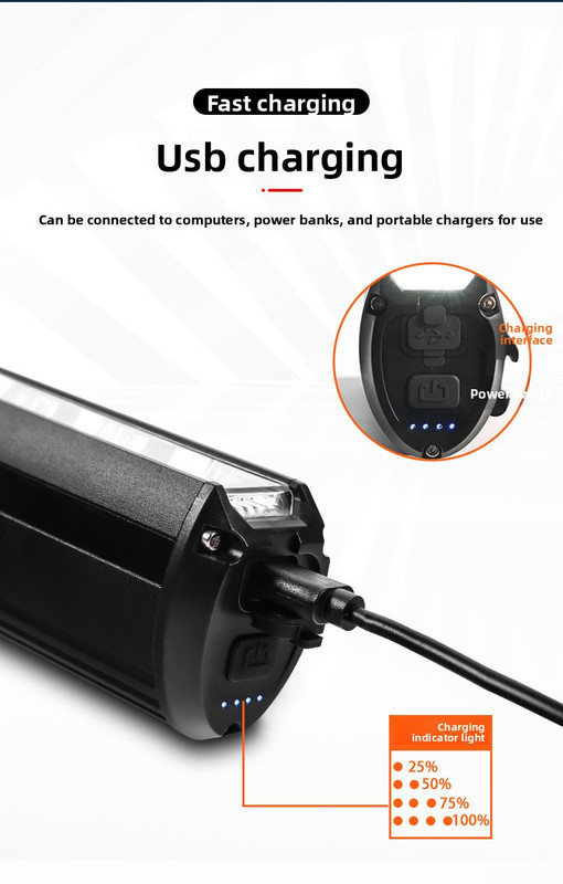 EOS640 Upgraded 3250 Lumen Super Bright Bike Light with Stable Dual Bracket Mount - 8000mAh Long Life Battery with Smart Temp Control - USB Rechargeable Aluminium MTB Headlight - Image 7