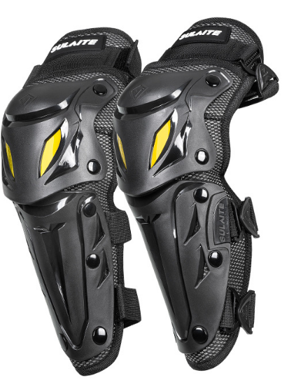 SULAITE CE Level 1 Certified Motorcycle Elbow Guards Long Forearm Protectors Silver Hard Shell Armour Quick Release for Motocross Dirt Bike - Image 1