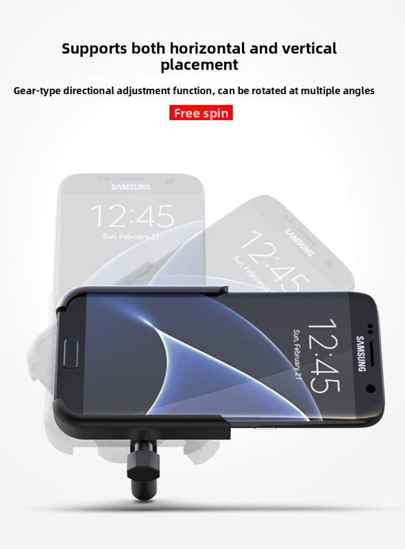 Universal Aluminium Motorcycle Phone Holder Rearview Mirror Mount 360 Rotation Anti-Shake M3 Metal for Motorbike Scooter Black - Image 6