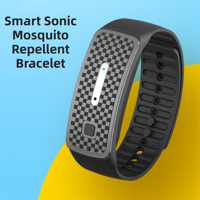 2-Pack Pink Portable Ultrasonic Mosquito Repellent Bracelet - Watch Style Insect Repeller, Pure Physical Protection USB Rechargeable - Image 2