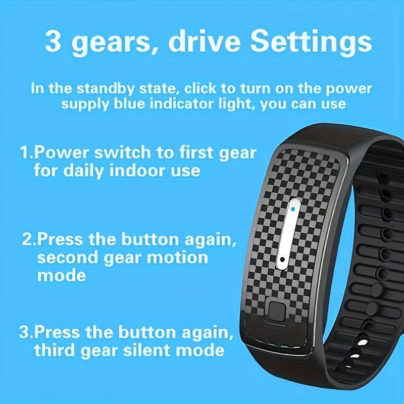 2-Pack Pink Portable Ultrasonic Mosquito Repellent Bracelet - Watch Style Insect Repeller, Pure Physical Protection USB Rechargeable - Image 4