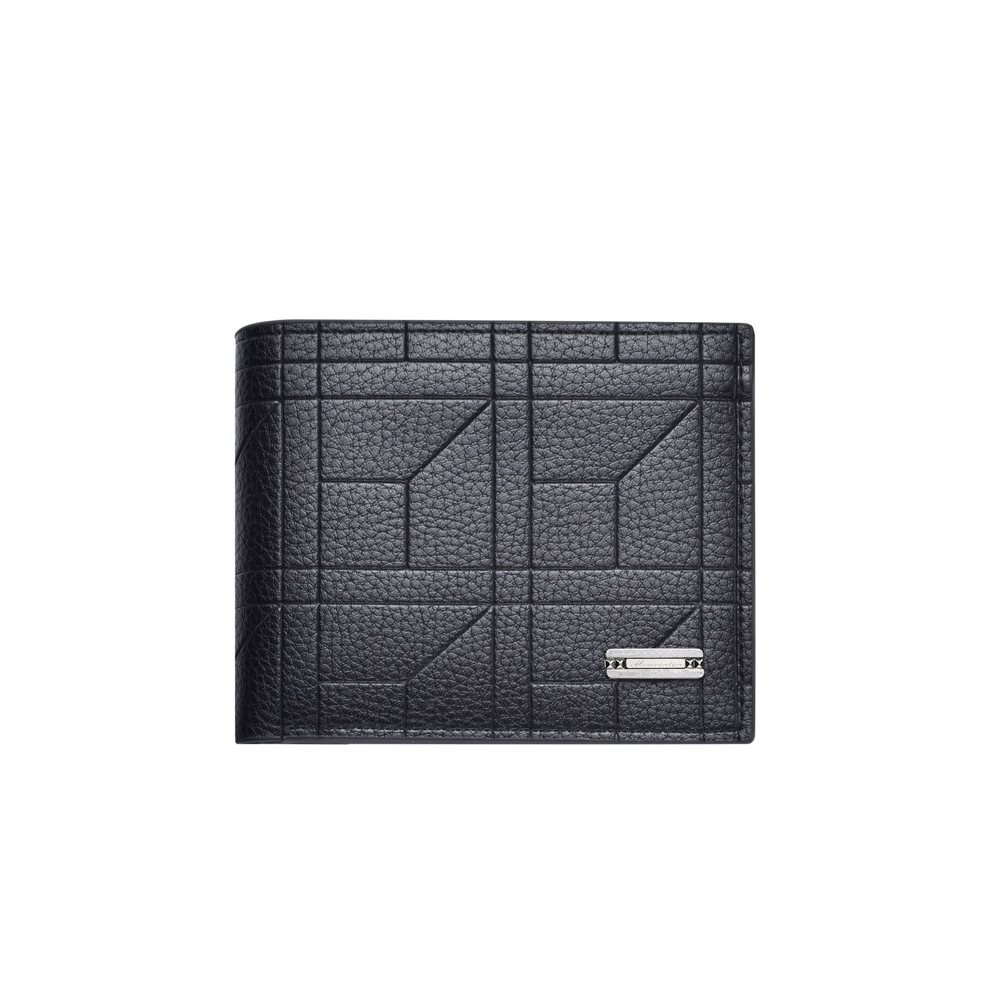 Dark Brown Men's Ultra-Thin PU Leather Wallet - Compact & Stylish Bi-fold Purse with Multiple Card Slots - Image 1