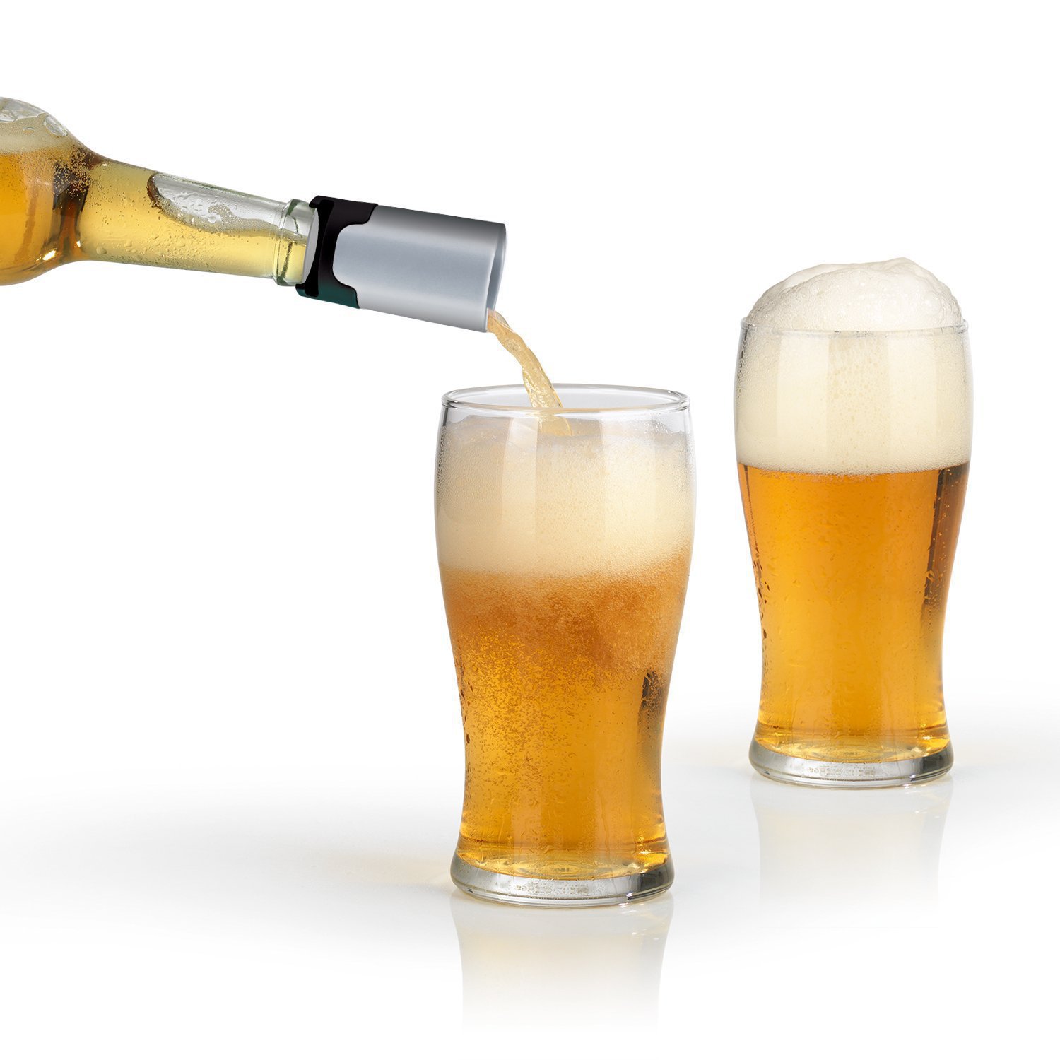 2-Pack Portable Beer Foamer & Bubble Maker - Handheld Beer Frother for Creamy Foam Essential for Home Bar, Parties & Camping - Image 2