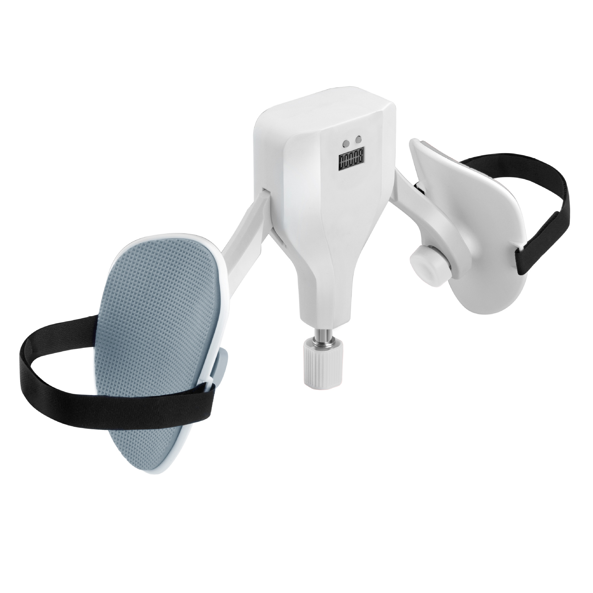 White 35KG High-Resistance Kegel Trainer With Smart Counter & Leg Straps - Muscle & Thigh Slimming Equipment with Jump Rope & 2 Handles Attachment - Image 1