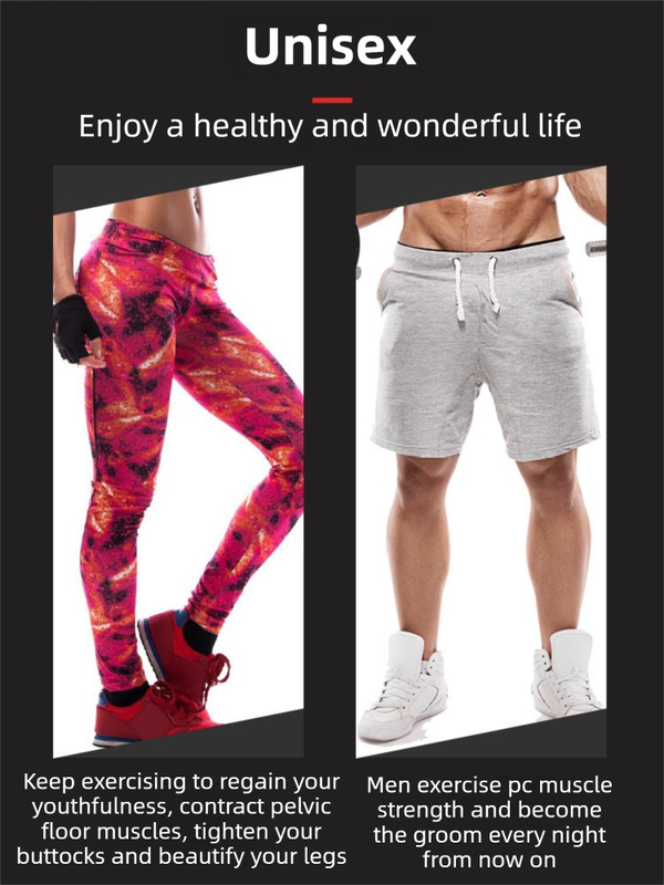 Grey 35KG High-Resistance Kegel Trainer With Smart Counter & Leg Straps - Unisex Muscle & Thigh Slimming Equipment - Image 5