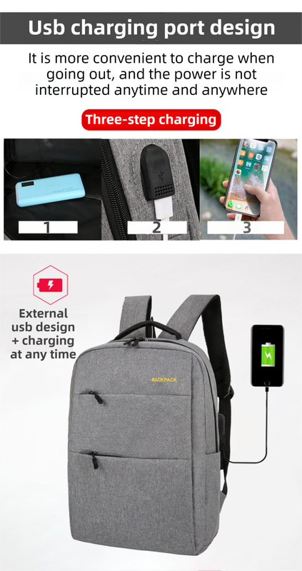 Red 3-PCS Multi-Functional & Lightweight Backpacks Set for Students - Large Capacity Durable Travel Daypack with USB Charging Port, Fit in 14-Inch Laptop Bag - Image 3
