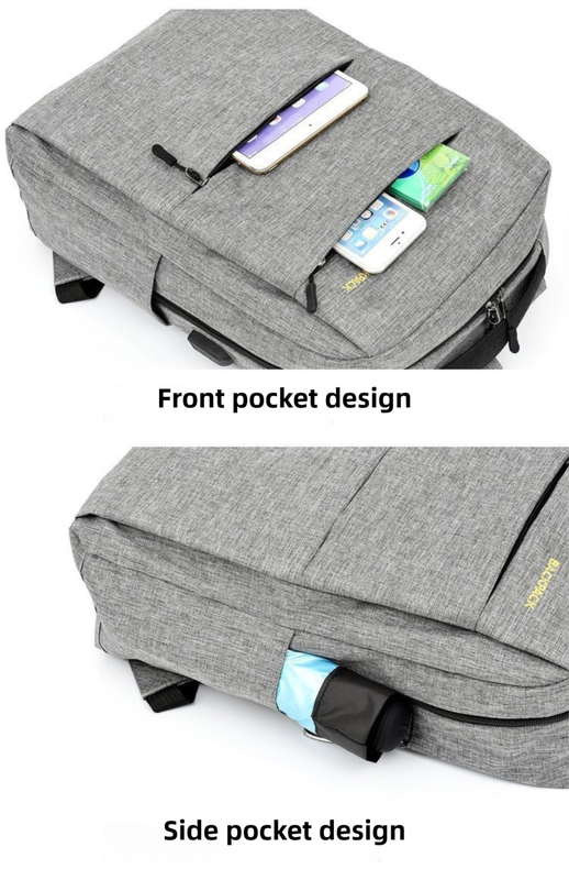 Red 3-PCS Multi-Functional & Lightweight Backpacks Set for Students - Large Capacity Durable Travel Daypack with USB Charging Port, Fit in 14-Inch Laptop Bag - Image 6