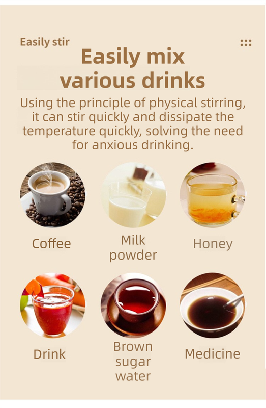 380ML Coffee-Brown Magnetic Self-Stirring Coffee Mug - USB Charging, Leak-Proof Stainless Steel Electric Mixer Cup for Coffee & Milk - Image 3
