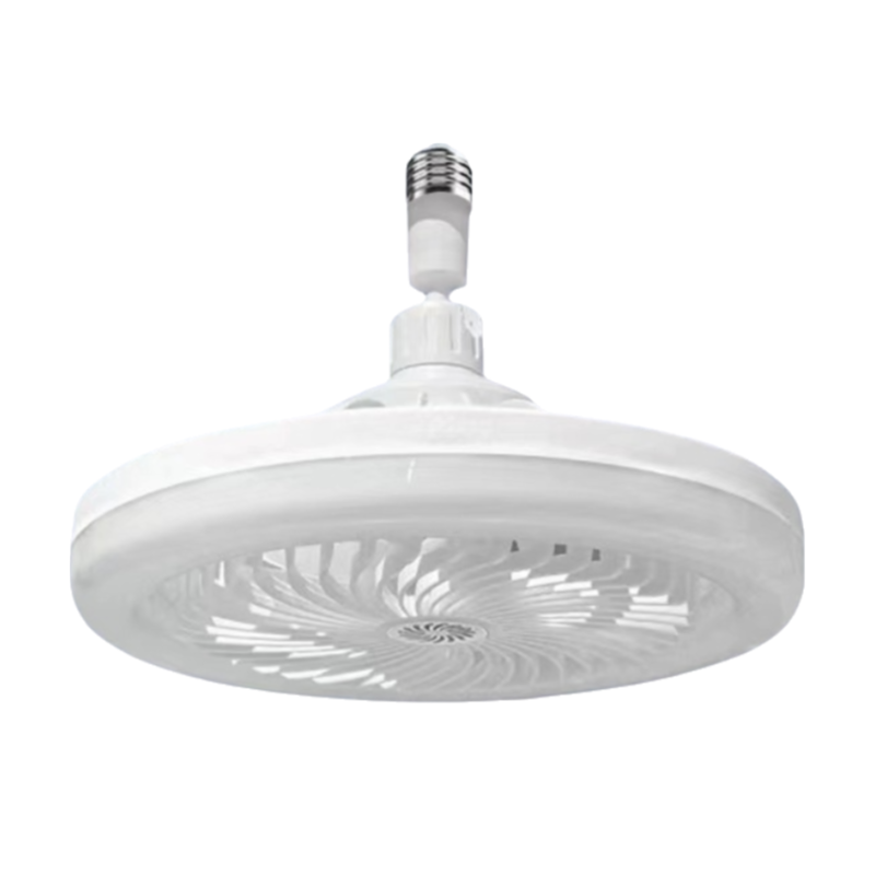 White Quiet Remote LED Ceiling Fan Light with Aromatherapy Slot and Removable E27 Base Socket -  Timer & Dimmable & 3-Speed & 3-Color Temperature Adjustable - Image 1