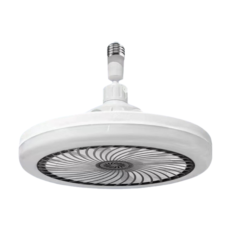 Black Remote LED Ceiling Fan Light with Aromatherapy Slot and Removable E27 Base Socket -  Timer & Dimmable & 3-Speed & 3-Color Temperature Adjustable - Image 1