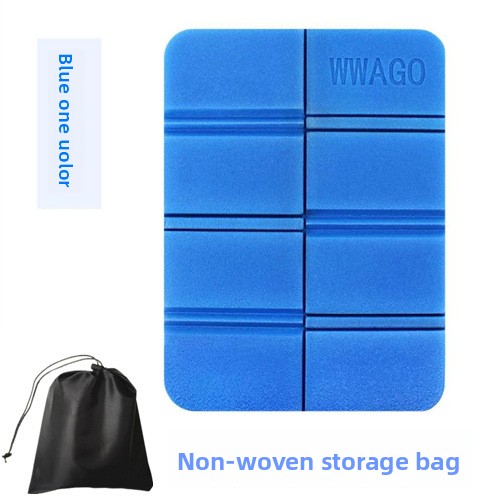 5 Pack Blue Portable Folding Foam Seat Pads Waterproof Damp Proof Mats for Park Camping Beach Hiking Australian Outdoor Activities - Image 1