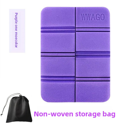 5 Pack Purple Portable Folding Foam Seat Pads Waterproof Damp Proof Mats for Park Camping Beach Hiking Australian Outdoor Activities - Image 1