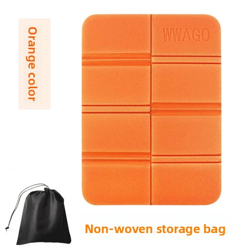 5 Pack Orange Portable Folding Foam Seat Pads Waterproof Damp Proof Mats for Park Camping Beach Hiking Australian Outdoor Activities - Image 1