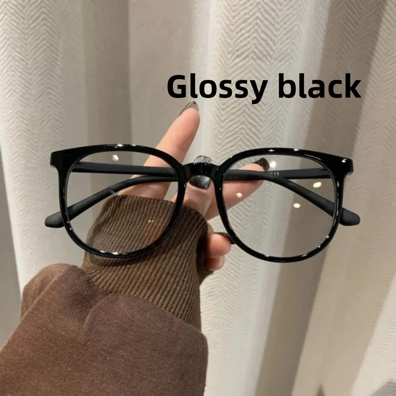 3 Pack black Women's Blue Light Blocking Glasses Non-Prescription 0 Degree Large Frame Lightweight Eyewear for Computer Gaming Office Australian Fashion - Image 1