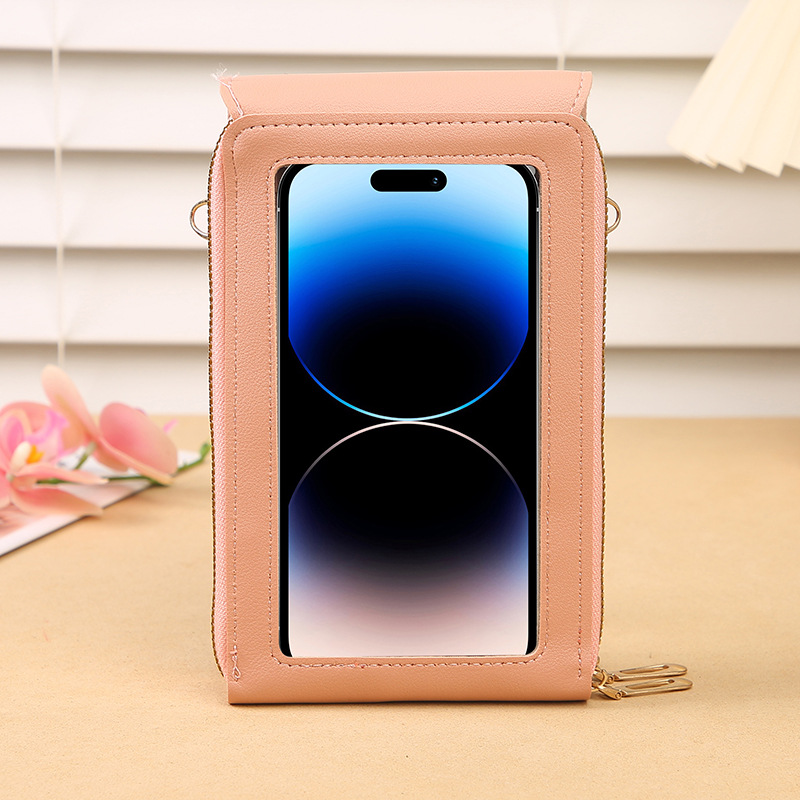 Blue Touch Screen Crossbody Phone Bag for Women Small Shoulder Purse with Dual Zippers and Card Slots Compact Travel Pouch Australian Lifestyle - Image 2