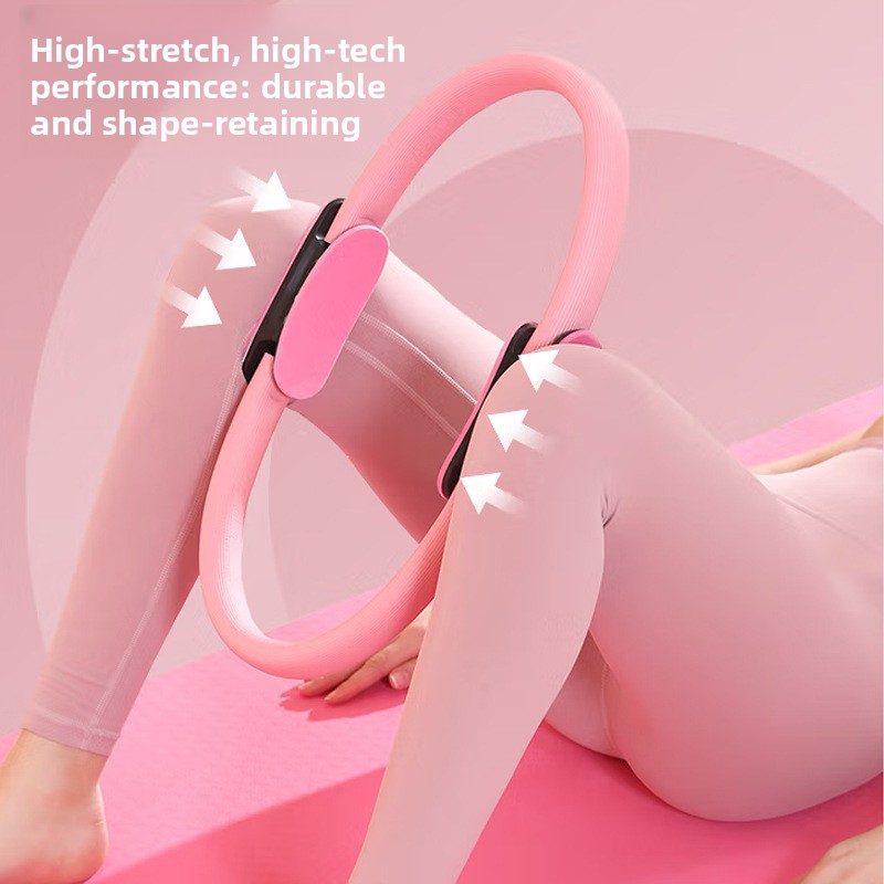 Purple Pilates Ring Exercise Tool – High-Elasticity Yoga Ring for Core Strength, Postpartum Recovery, Glute Toning & Full-Body Workout (Unisex) - Image 4