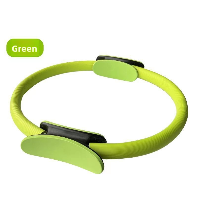 Green Pilates Ring Exercise Tool – High-Elasticity Yoga Ring for Core Strength, Postpartum Recovery, Glute Toning & Full-Body Workout (Unisex) - Image 1