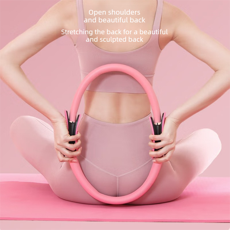 Green Pilates Ring Exercise Tool – High-Elasticity Yoga Ring for Core Strength, Postpartum Recovery, Glute Toning & Full-Body Workout (Unisex) - Image 2
