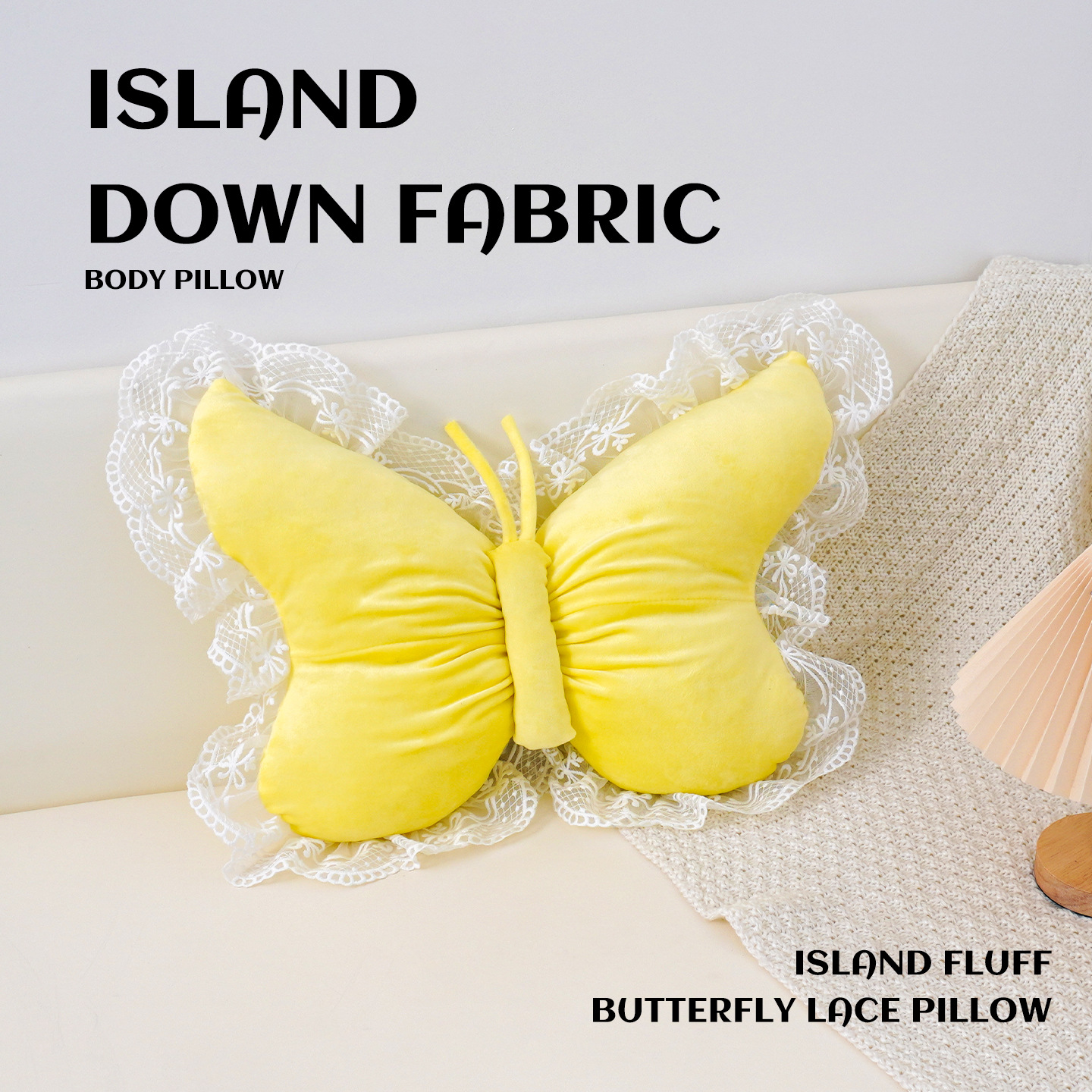 Blue Elegant Butterfly Lace Throw Pillow 60x45cm Soft Decorative Cushion for Sofa Bedroom Office and Car Comfort Backrest Accessory - Image 2