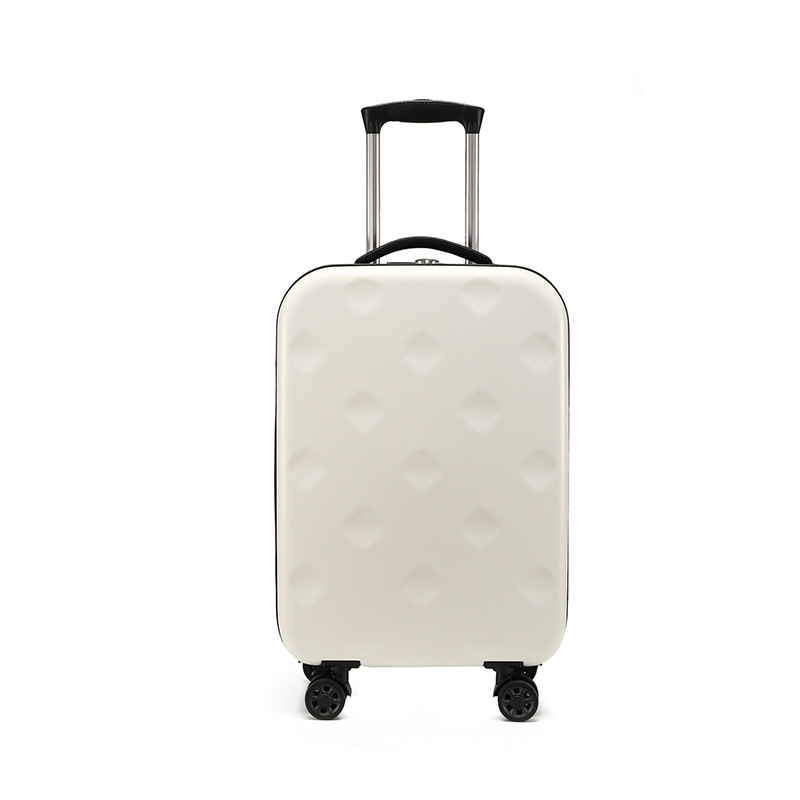 Beige 20 Inch Foldable Carry-on Suitcase with 360 Spinner Wheels and Combination Lock, Lightweight Space Saving Hard Shell Luggage for Australian Travel - Image 1