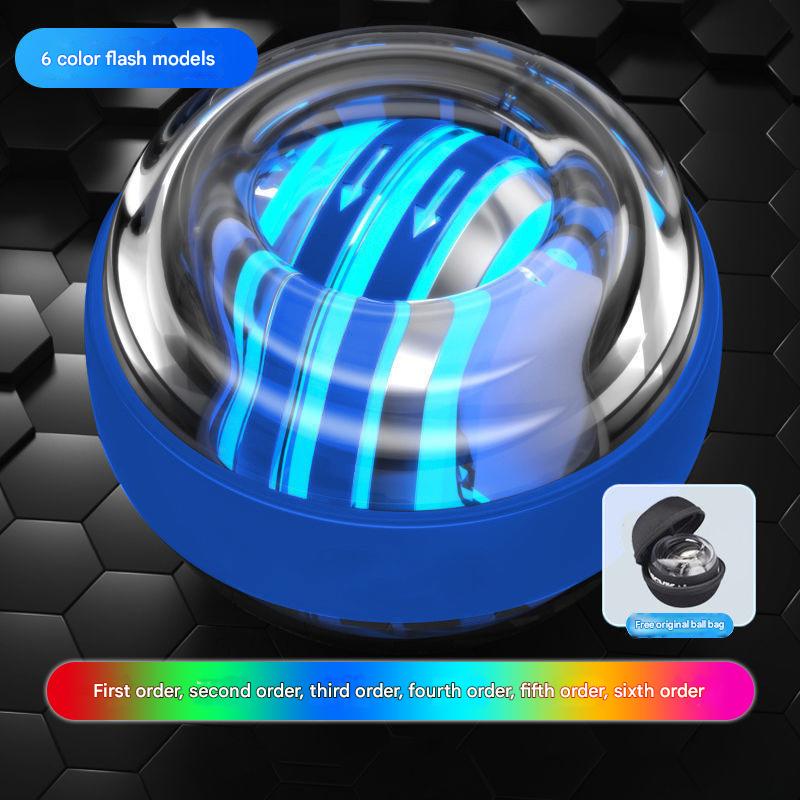 Blue LED Gyro Ball Wrist Power Trainer with Digital Counter and Auto-Start Zinc Alloy Core for Grip Strength and Stress Relief in Australian Homes - Image 1