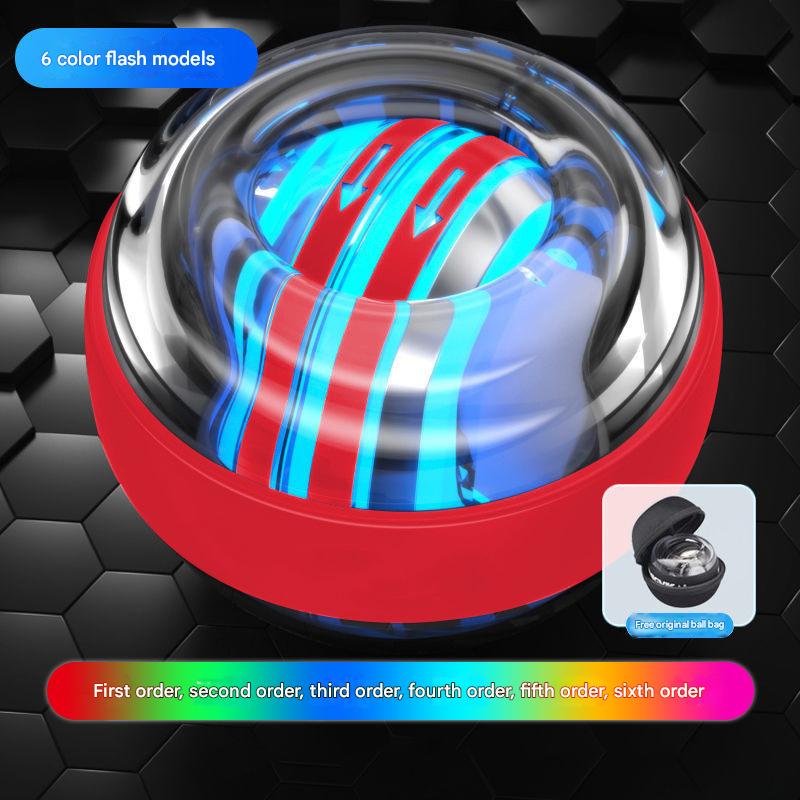 Red LED Gyro Ball Wrist Power Trainer with Digital Counter and Auto-Start Zinc Alloy Core for Grip Strength and Stress Relief in Australian Homes - Image 1