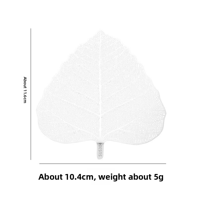 5-PCS Silver 304 Stainless Steel Bodhi Leaf Tea Strainer Creative Fine Mesh Tea Filter Infuser for Loose Leaf Tea Australian Home Tea Set Accessory - Image 1