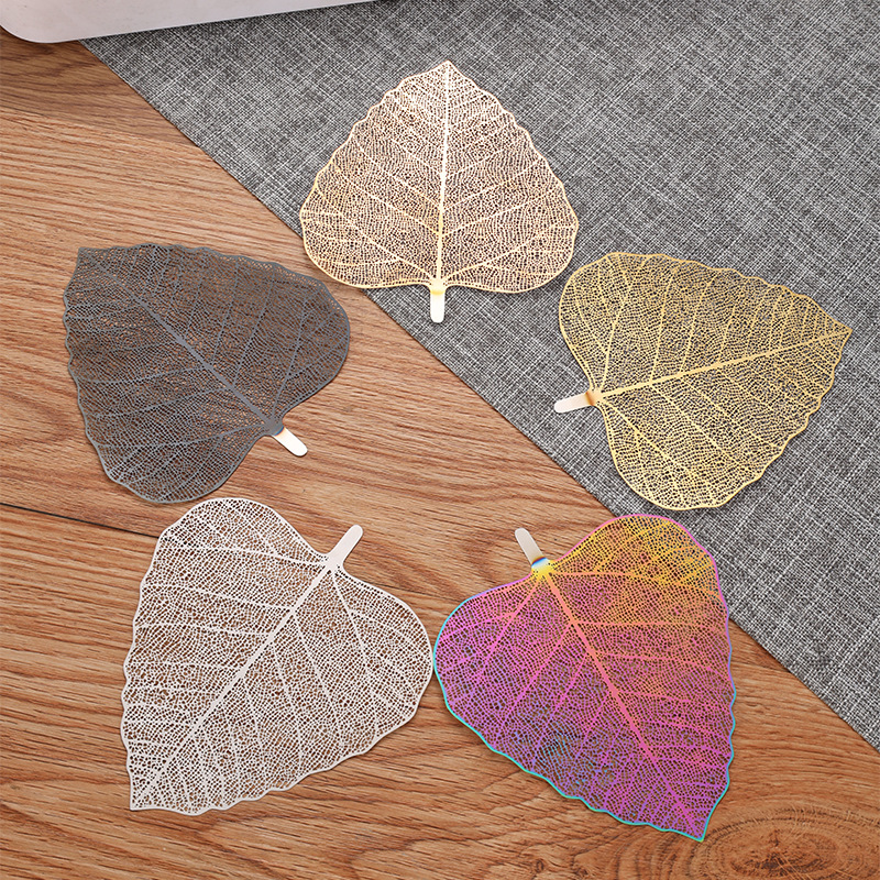 5-PCS Silver 304 Stainless Steel Bodhi Leaf Tea Strainer Creative Fine Mesh Tea Filter Infuser for Loose Leaf Tea Australian Home Tea Set Accessory - Image 3