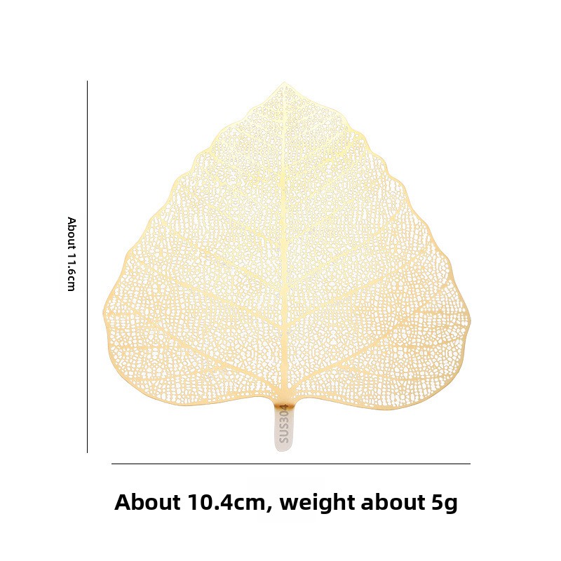5-PCS Golden 304 Stainless Steel Bodhi Leaf Tea Strainer Creative Fine Mesh Tea Filter Infuser for Loose Leaf Tea Australian Home Tea Set Accessory - Image 1