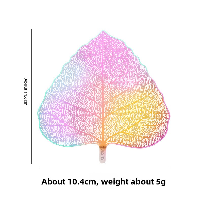 5-PCS Iridescent 304 Stainless Steel Bodhi Leaf Tea Strainer Creative Fine Mesh Tea Filter Infuser for Loose Leaf Tea Australian Home Tea Set Accessory - Image 1