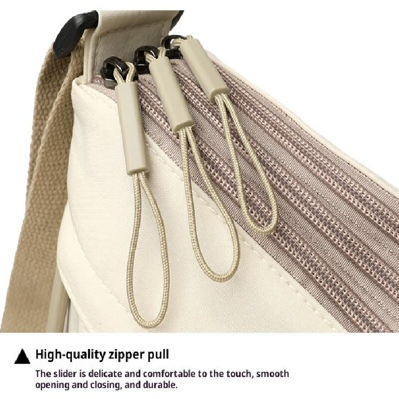 Grey Women Lightweight Nylon Crossbody Bag with Multiple Pockets Compact Shoulder Bag for Travel and Daily Essentials in Australia - Image 2