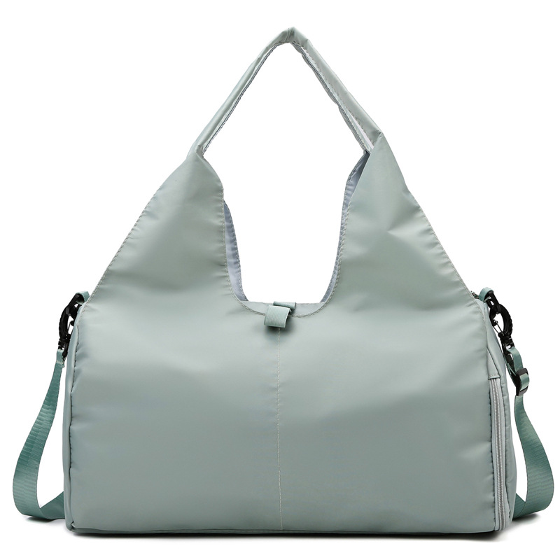 Apple green Women Large Capacity Yoga Gym Bag with Shoe Compartment and Mat Strap Water Resistant Travel Duffel Lightweight Tote for Fitness and Weekend Trips - Image 1