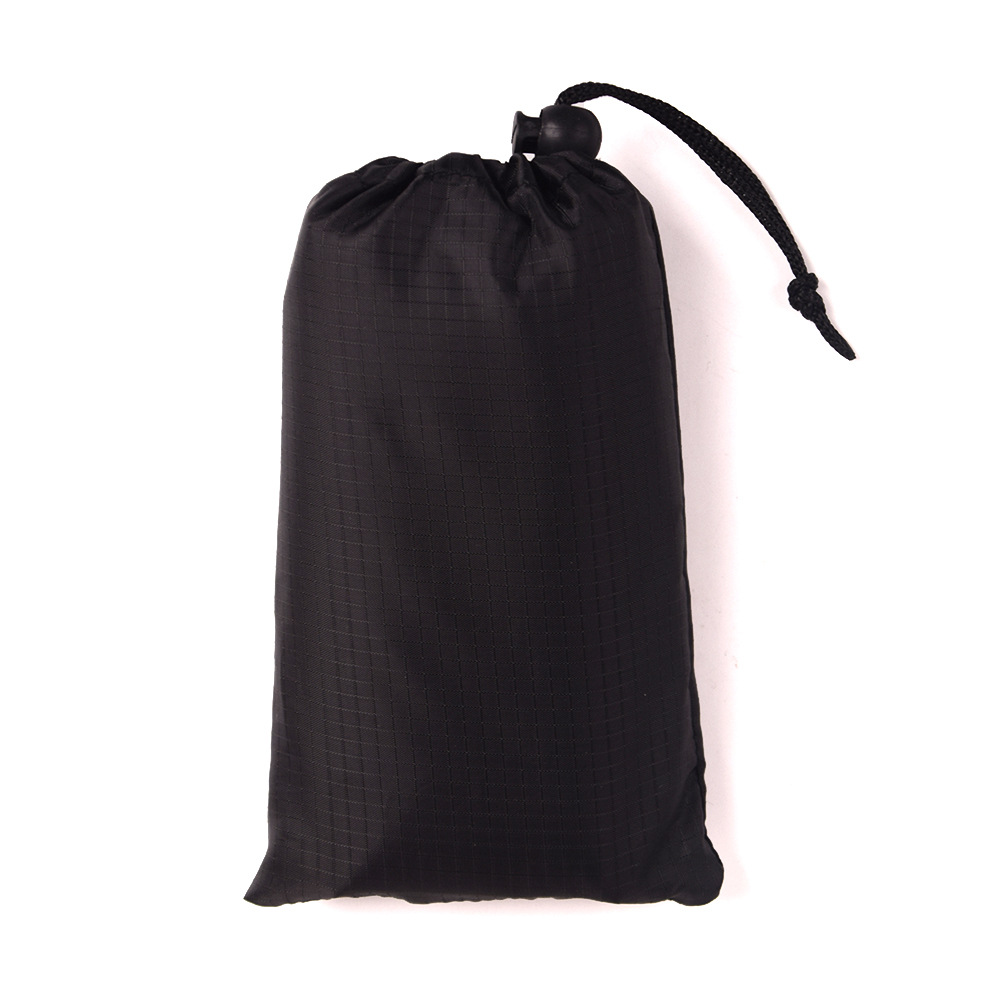 Black Extra Large Waterproof Beach Mat 1.8x2m Sand-free Portable Picnic Blanket 260g Lightweight for Australia Outdoor Camping - Image 1