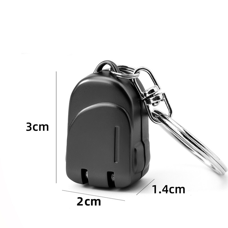 Small backpack style gun black Compact Folding Nail Clippers with Stainless Steel Blade and Keychain Design for Daily Use Local Standard Fit - Image 1