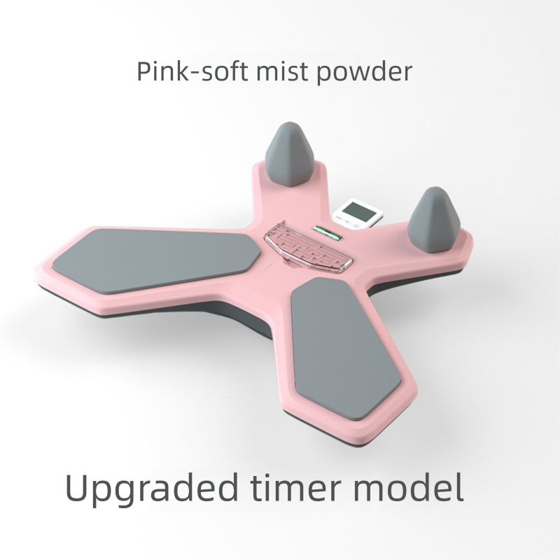Pink Multi-functional Balance Board with Timer for Core Training and Fitness Entertainment, Home Workout Equipment for Abdominal Strength and Overall Conditioning - Image 1