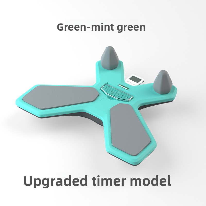 Green Multi-functional Balance Board with Timer for Core Training and Fitness Entertainment, Home Workout Equipment for Abdominal Strength and Overall Conditioning - Image 1