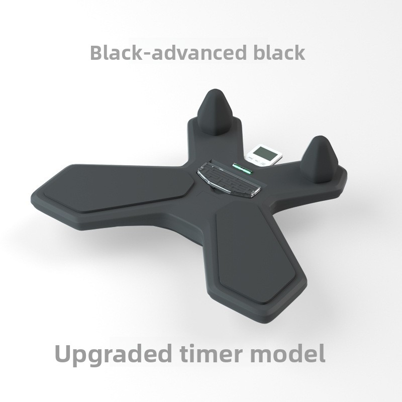 Black Multi-functional Balance Board with Timer for Core Training and Fitness Entertainment, Home Workout Equipment for Abdominal Strength and Overall Conditioning - Image 1