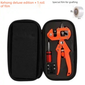 Orange Handheld Grafting Shear with Replaceable Blades and Pruning Function for Tree Grafting and Branch Trimming Professional Garden Tool Local Standard Fit - Image 1