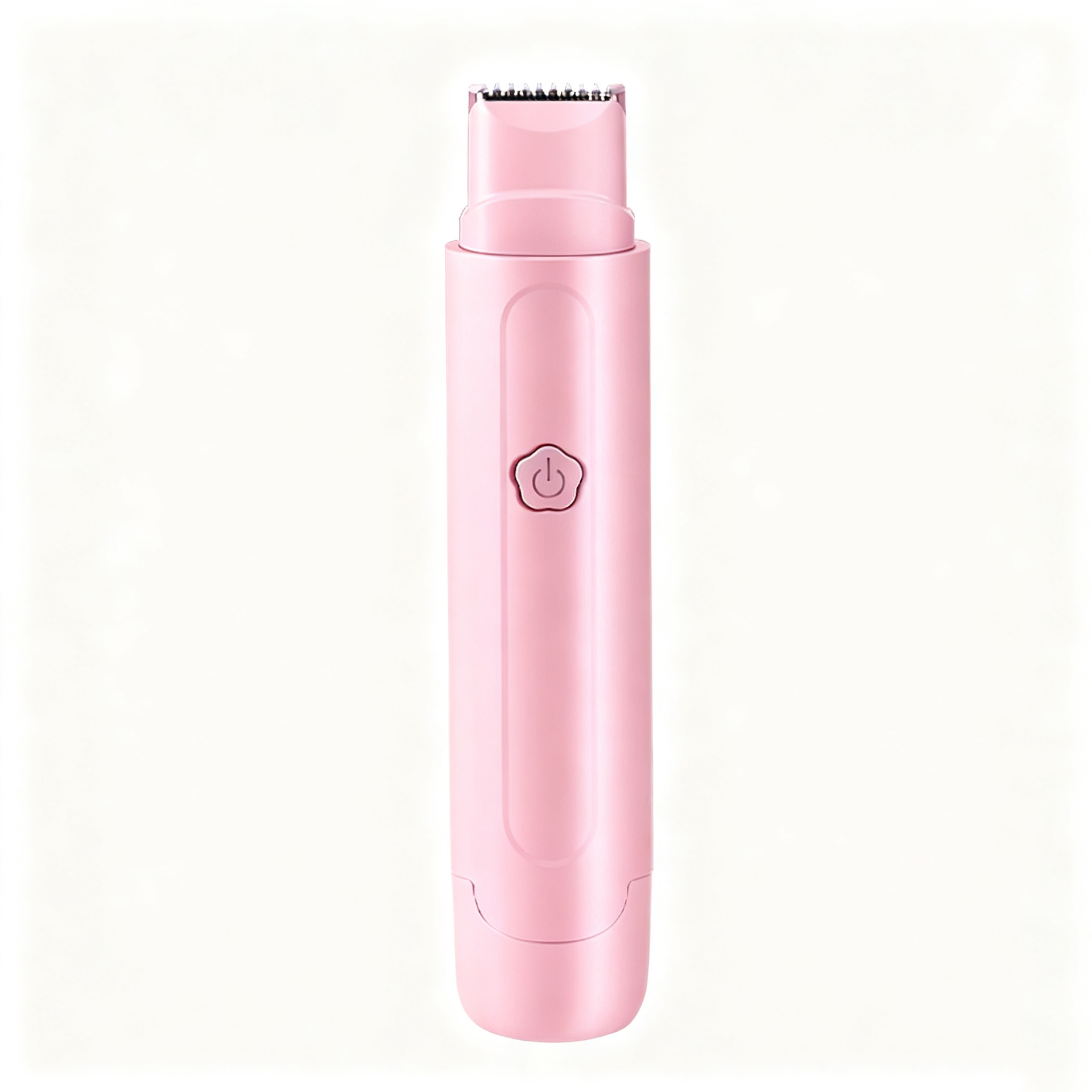 Pink Electric Hair Remover for Women Dual-Head Design Wireless Rechargeable Trimmer for Bikini and Full Body Painless Grooming for Local Professionals - Image 1