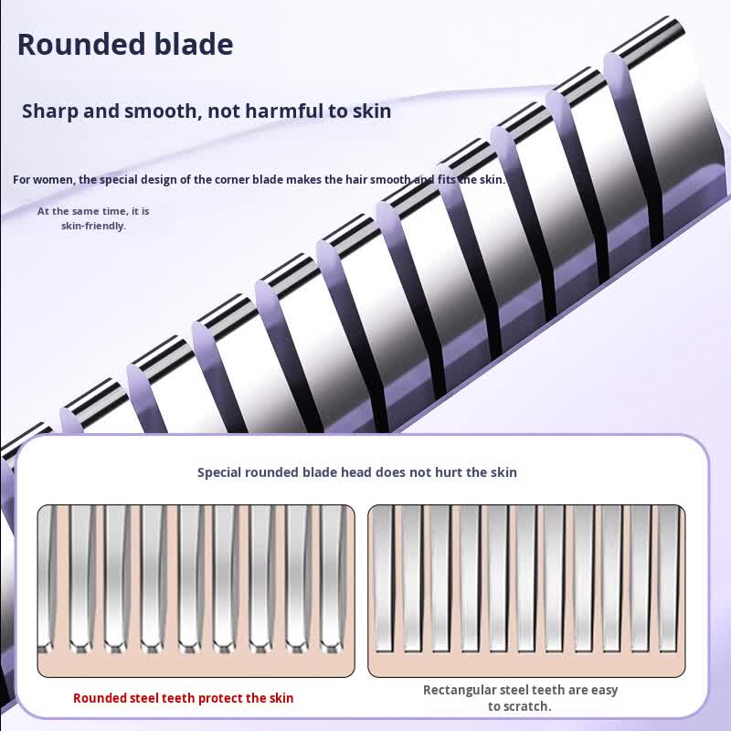 Pink Electric Hair Remover for Women Dual-Head Design Wireless Rechargeable Trimmer for Bikini and Full Body Painless Grooming for Local Professionals - Image 4