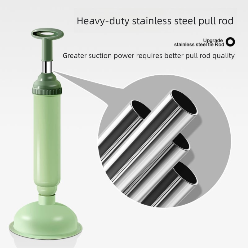 Blue High-Pressure Toilet Plunger with Vacuum Seal – Powerful Drain Unclogger for Toilets, Sinks & Drains (45cm) - Image 5