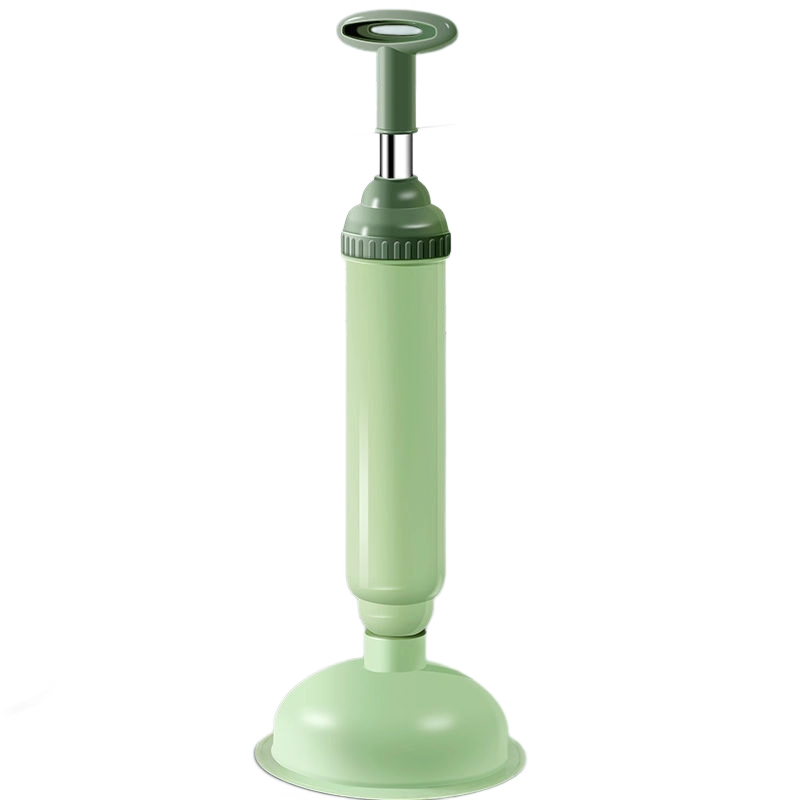 Green High-Pressure Toilet Plunger with Vacuum Seal – Powerful Drain Unclogger for Toilets, Sinks & Drains (45cm) - Image 1