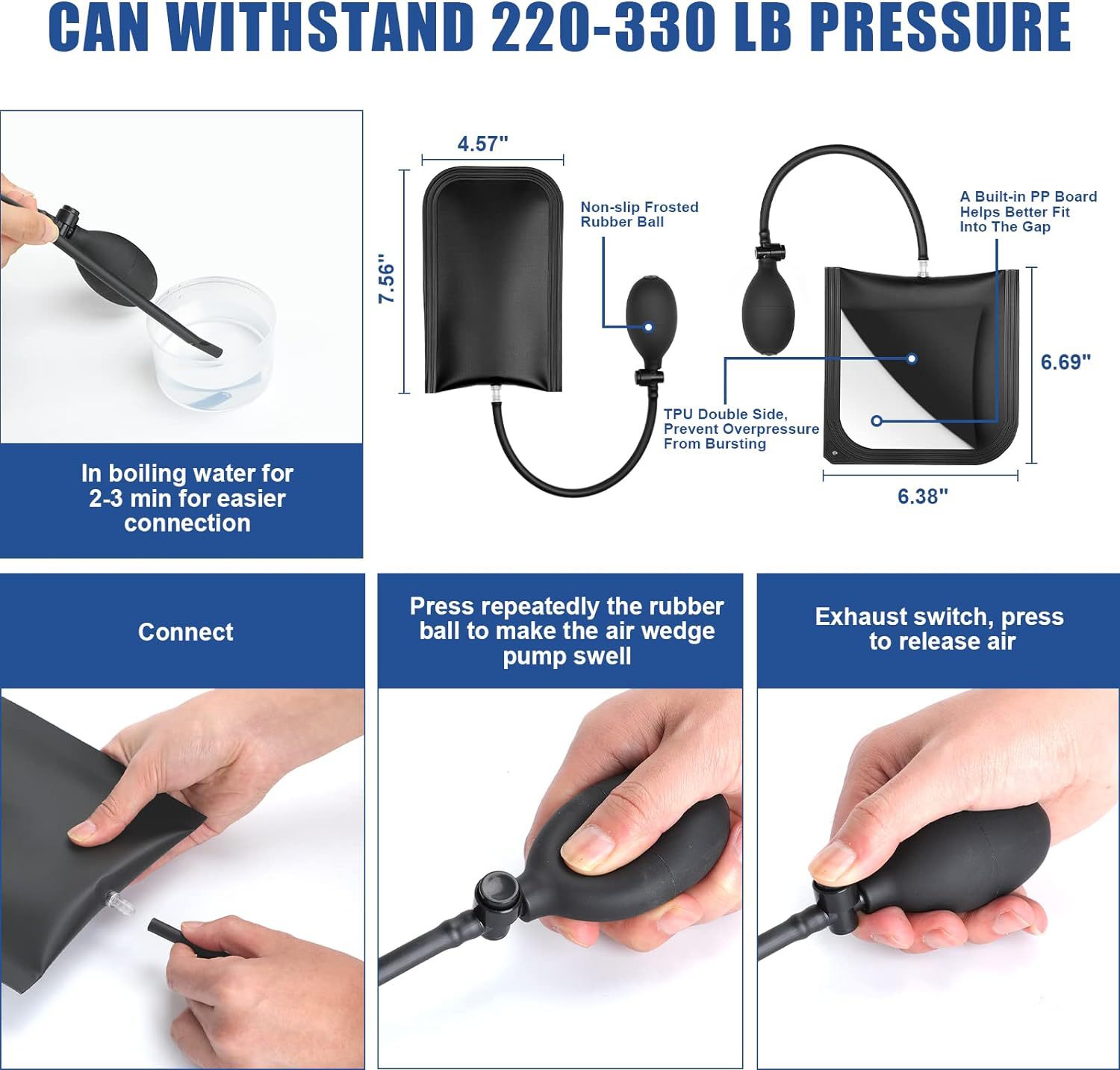 Comprehensive Car Dent Repair and Interior Removal Tool Set with High-Pressure Air Wedge Pumps for Professional Maintenance Efficient Repair Solution for Local Mechanics(L3) - Image 7