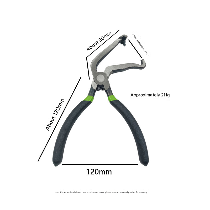 Black 3 Piece Automotive Wire Connector Removal Tool Set with Straight Bent and Dual End Pliers for Electrical Harness Disassembly - Image 5